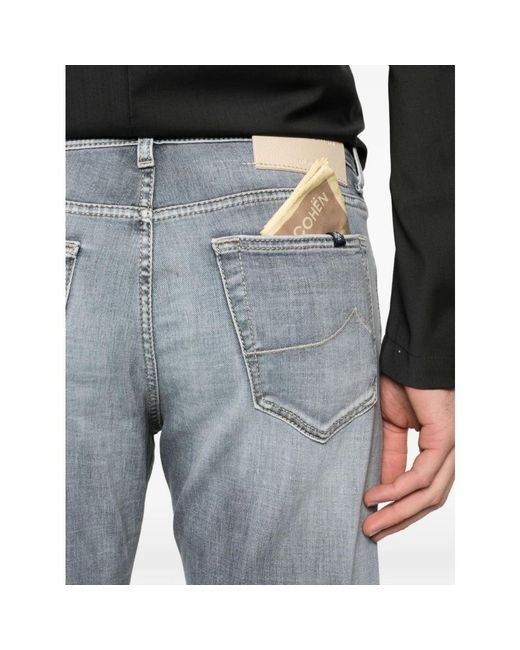 Jacob Cohen Blue Slim Fit Jeans for men