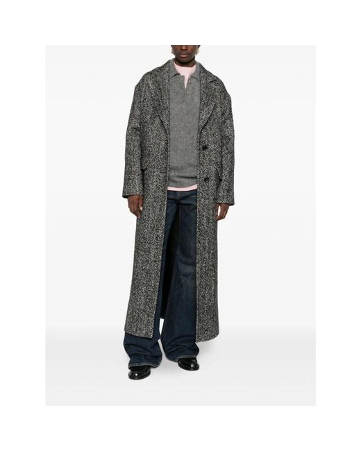 Tagliatore Gray Single-Breasted Coats