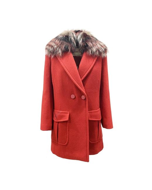 Fendi Red Parkas