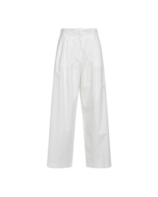 Weekend by Maxmara White Wide Trousers