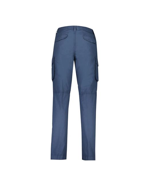 North Sails Blue Slim-Fit Trousers for men