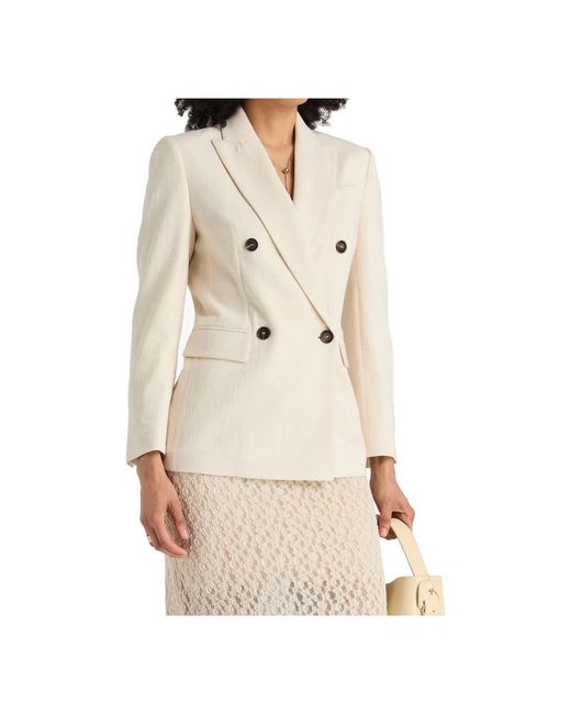 Brunello Cucinelli Natural Blazers