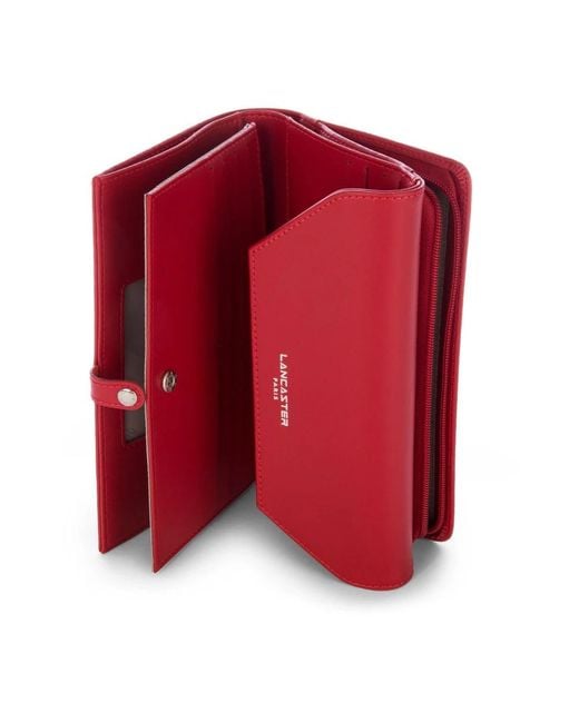 Lancaster Red Wallets & Cardholders