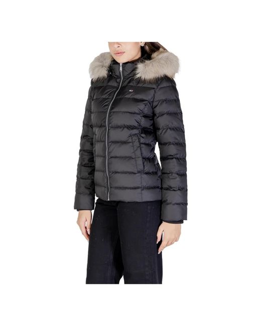 Tommy Hilfiger Black Winter Jackets