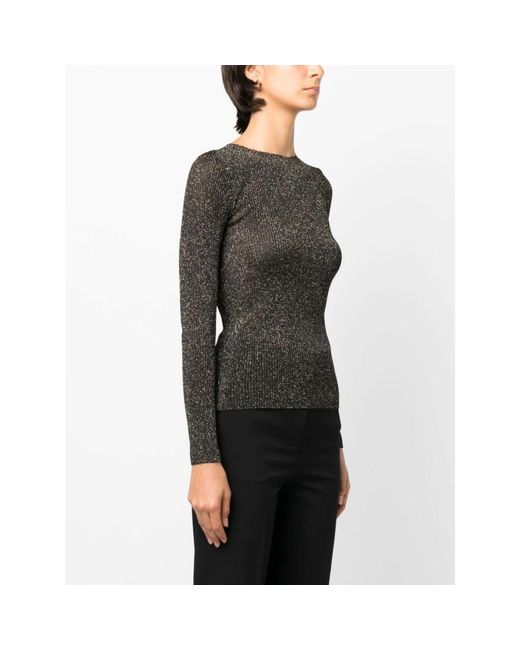 Twinset Black Round-Neck Knitwear