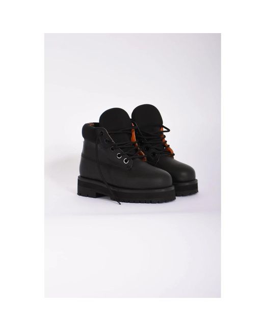 PDF Black Lace-Up Boots for men