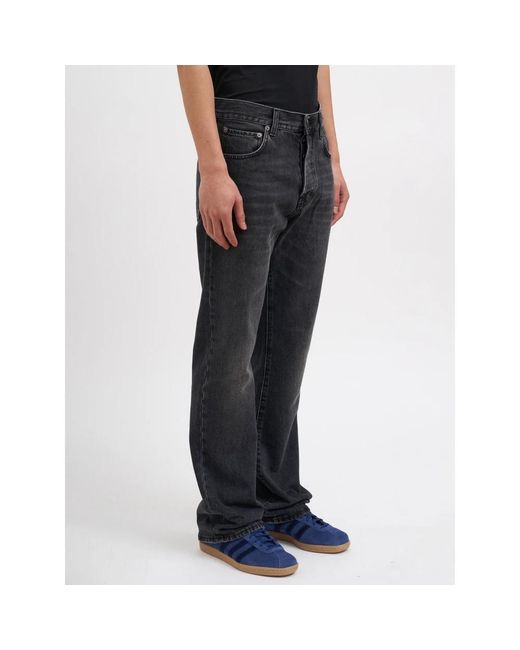 Haikure Black Straight Jeans for men