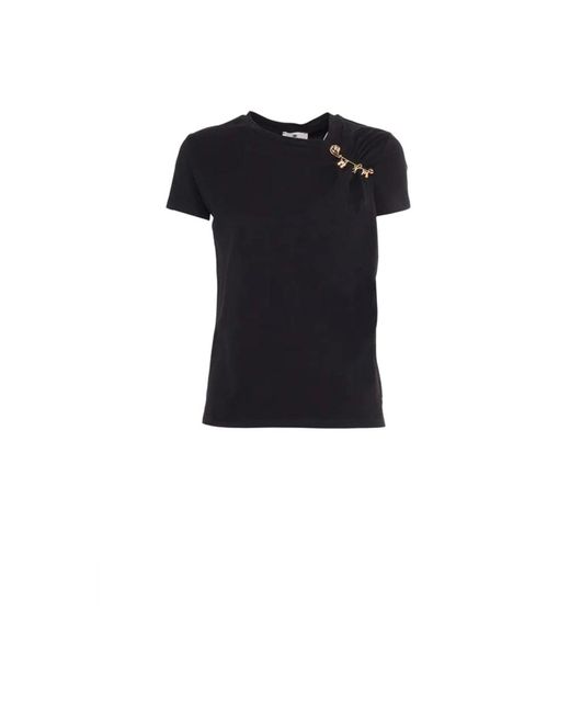 Elisabetta Franchi Black T-Shirts
