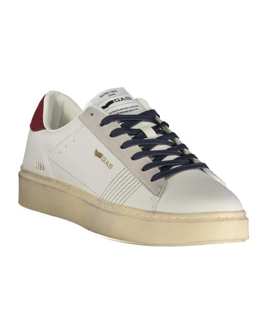 Gas White Sneakers for men