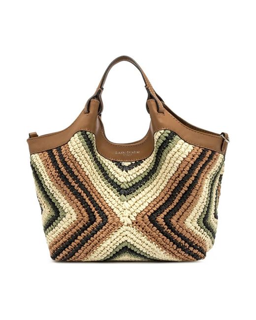 Gianni Chiarini Metallic Shopping Bags