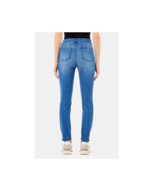 Liu Jo Blue High-Waist Skinny Denim