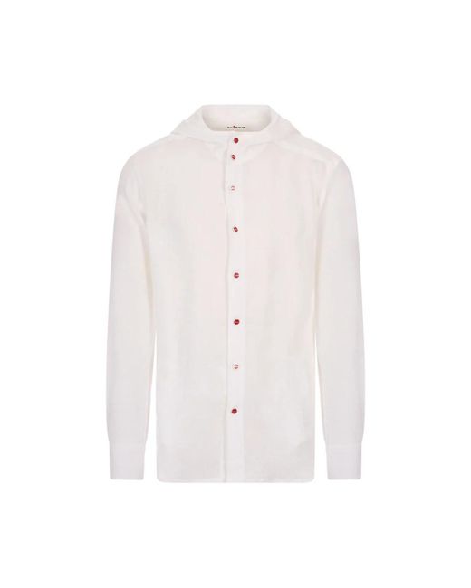 Kiton White Casual Shirts for men