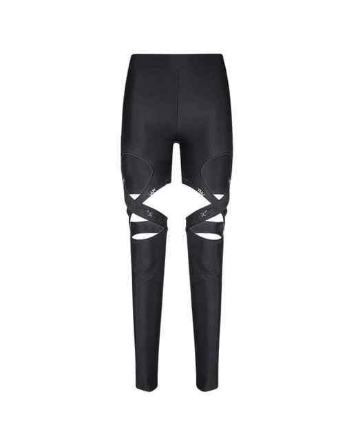 Barrow Uitgesneden Technische Stof Leggings in het Black