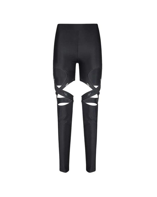 Barrow Uitgesneden Technische Stof Leggings in het Black