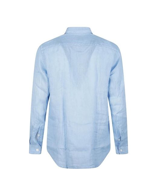 Altea Blue Casual Shirts for men