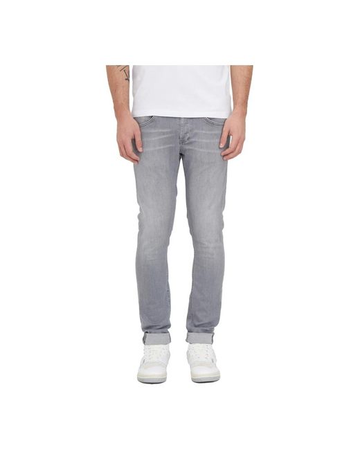 Dondup Gray Slim-Fit Jeans for men