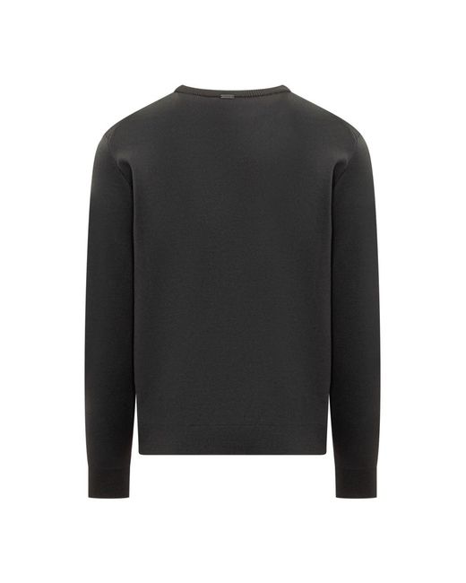 Herno Zip Pocket Sweatshirt in het Black voor heren