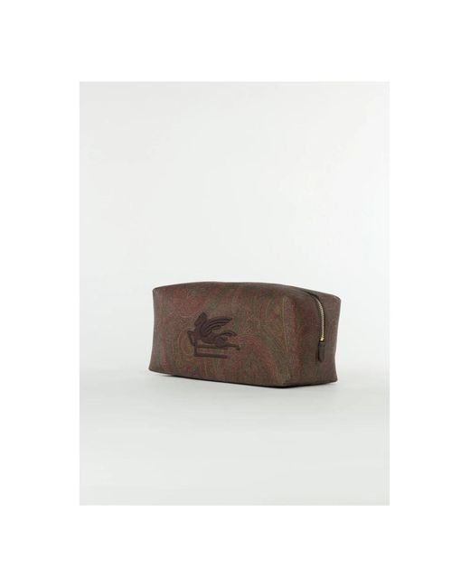 Etro Brown Toilet Bags for men
