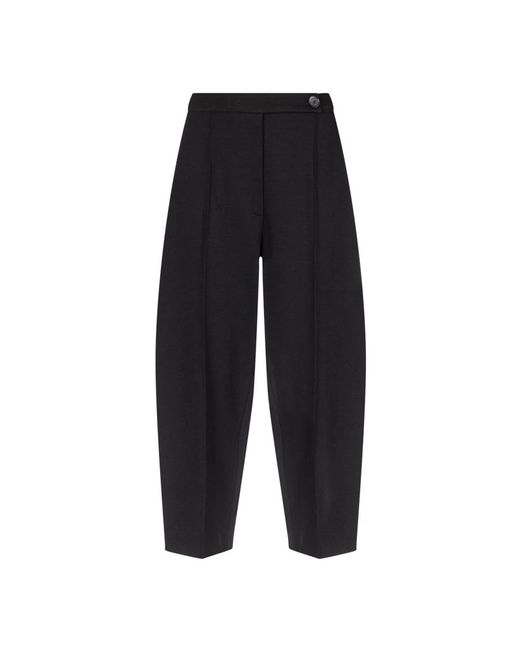 Liviana Conti Black Straight Trousers