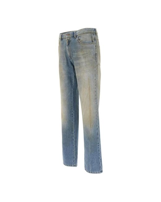 MM6 by Maison Margiela Blue Straight Jeans for men