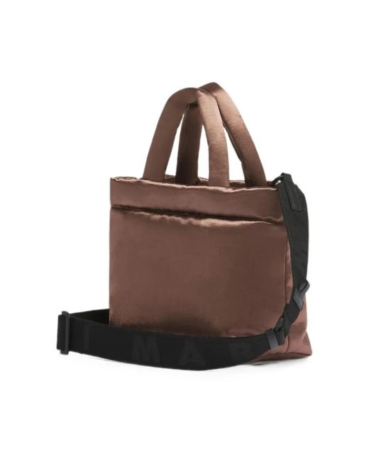 Marni Brown Shopping Bags