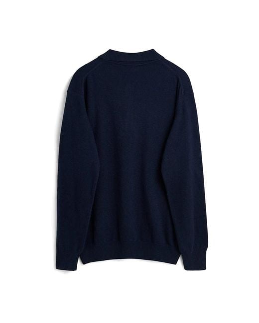 Soulland Marcel Polo Jumper in het Blue