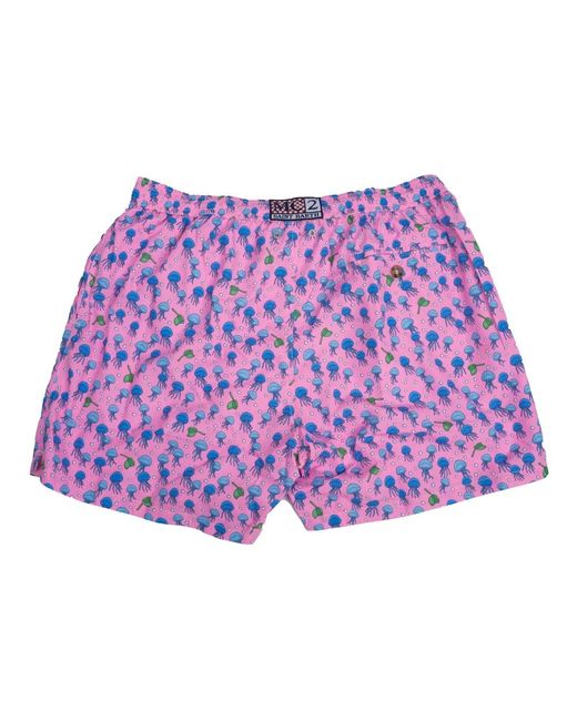 Mc2 Saint Barth Purple Beachwear for men