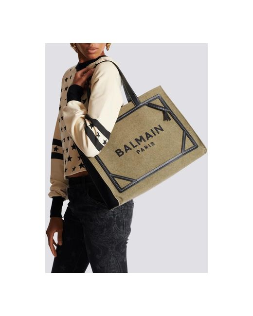 Bags > tote bags Balmain en coloris Metallic