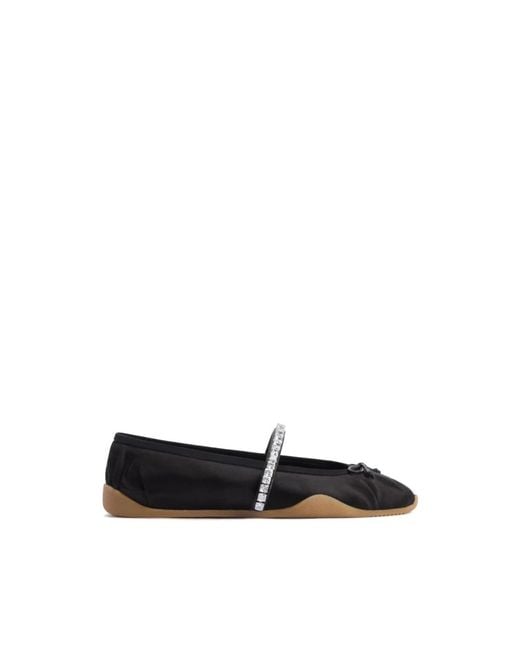 Giuseppe Zanotti Black Ballerinas