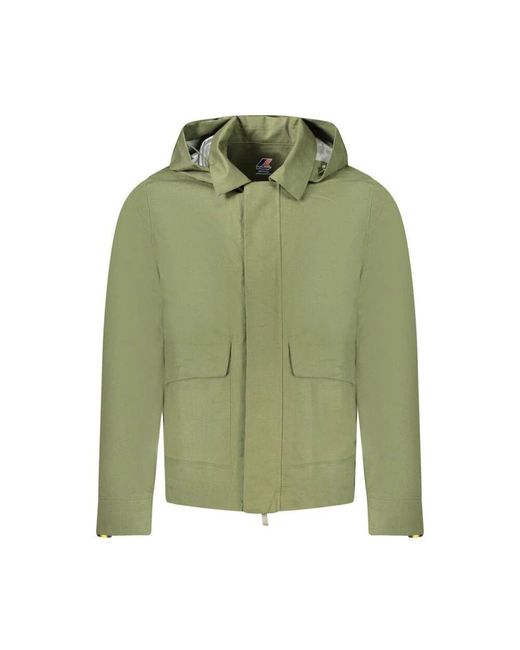 K-Way Green Light Jackets for men