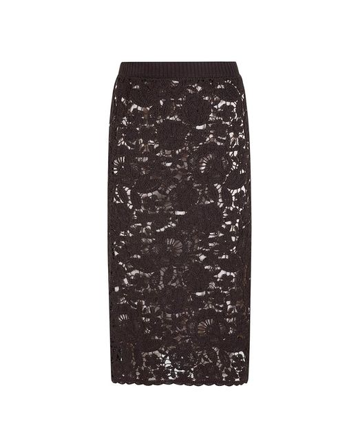 P.A.R.O.S.H. Black Spitze macramè kupferrock