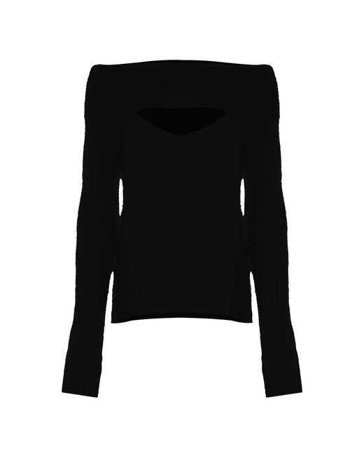Kocca Round-Neck Knitwear in het Black