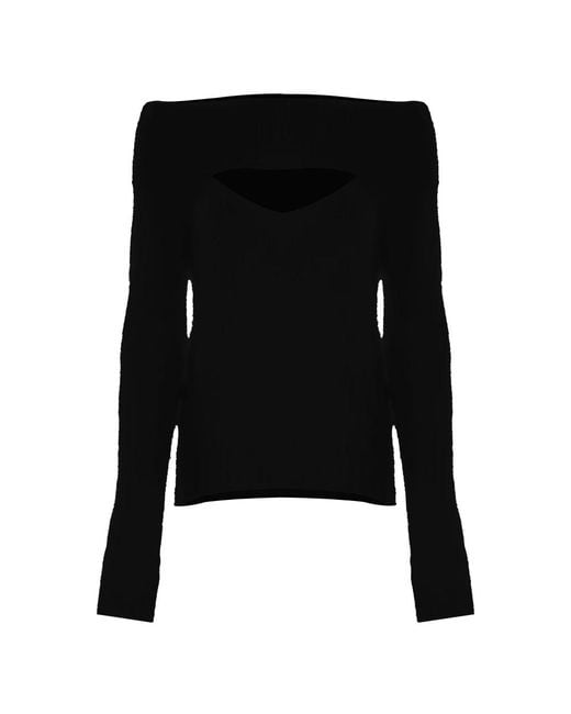 Round-Neck Knitwear Kocca en coloris Black