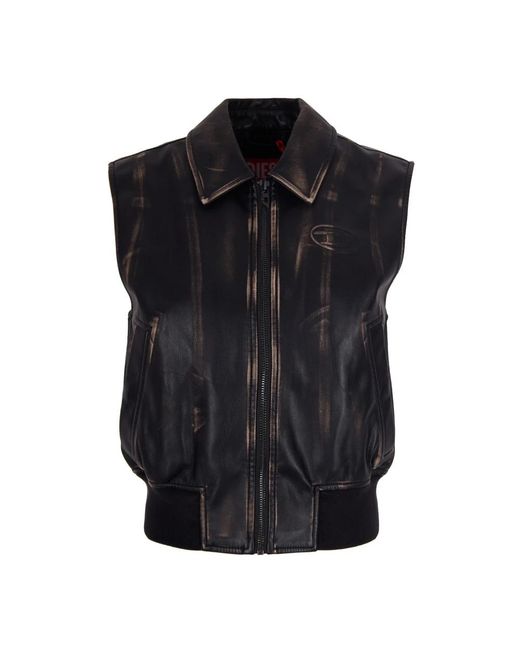 DIESEL Black Waistcoats