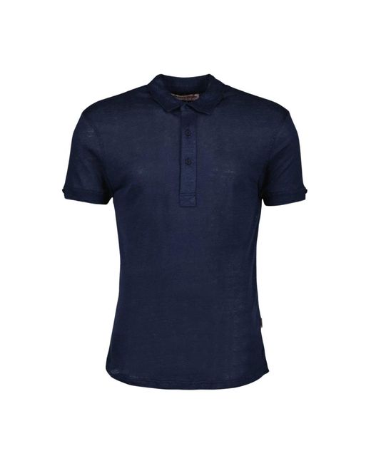 Orlebar Brown Blue Polo Shirts for men