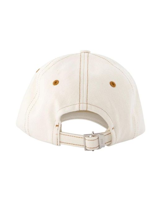 AMI Katoenen Pet Met Ami De Coeur in het White