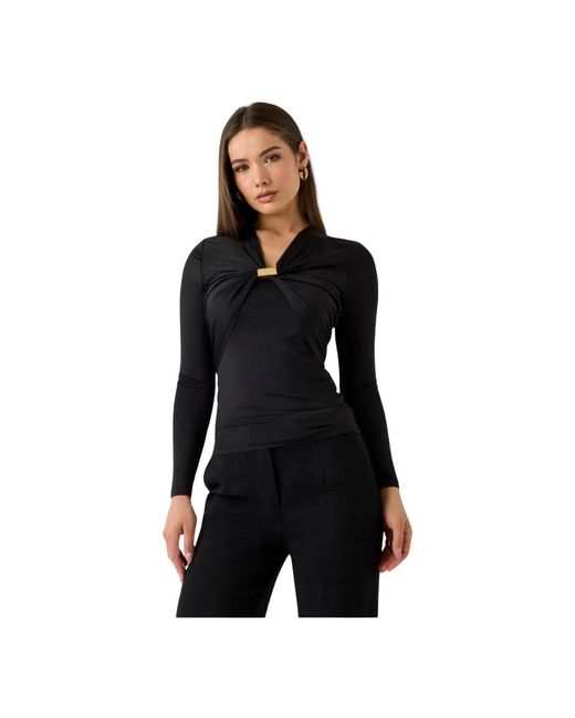 Marciano Black Long Sleeve T-Shirts
