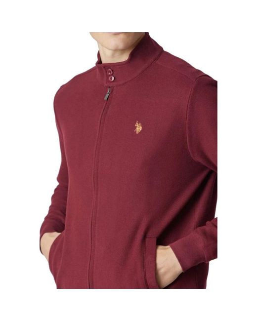 U.S. POLO ASSN. Red Bomber Jackets for men