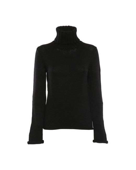Zanone Black Turtlenecks