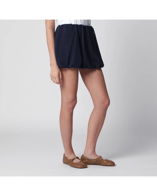 DUNST Mini Volumed Rok in het Blue