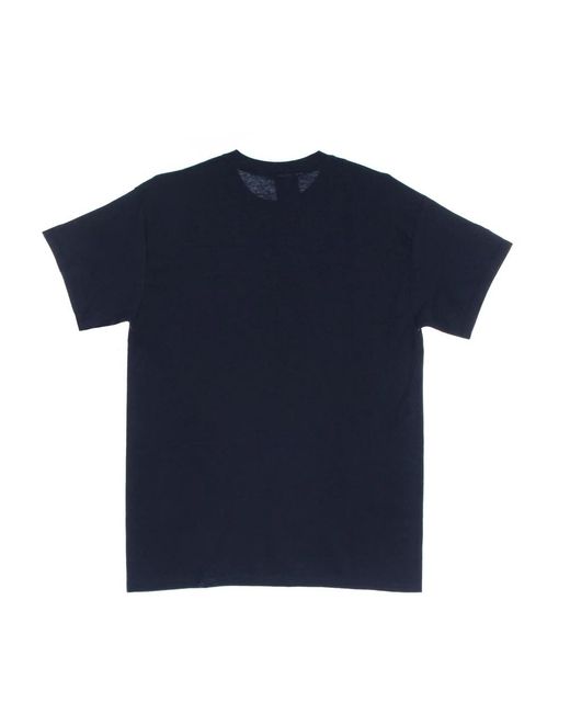 Thrasher Tops ,Blauw ,Katoen Logo Tee Korte Mouw Katoen in het Blue voor heren