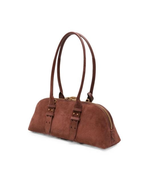 Pinko Brown Shoulder Bags