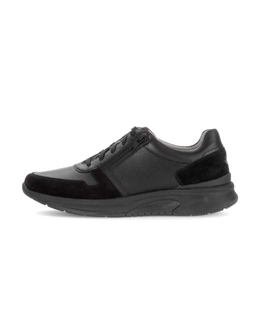 Gabor Rollingsoft Sneaker in het Black voor heren