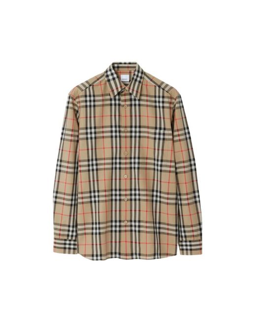 Burberry Natural Casual Shirts for men