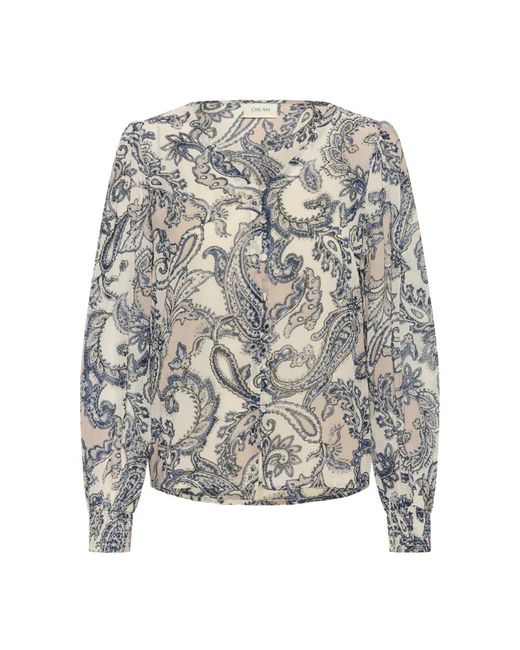 Cream Crbea Blouse in het Gray