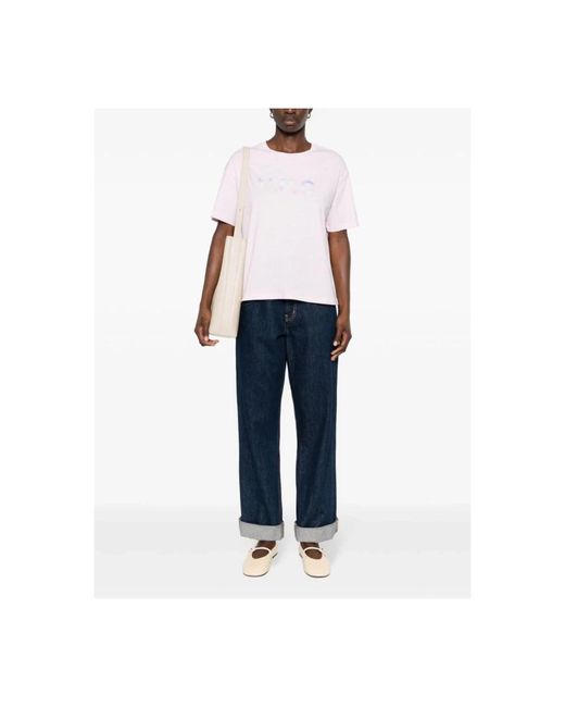 A.P.C. T-Shirts in het Pink