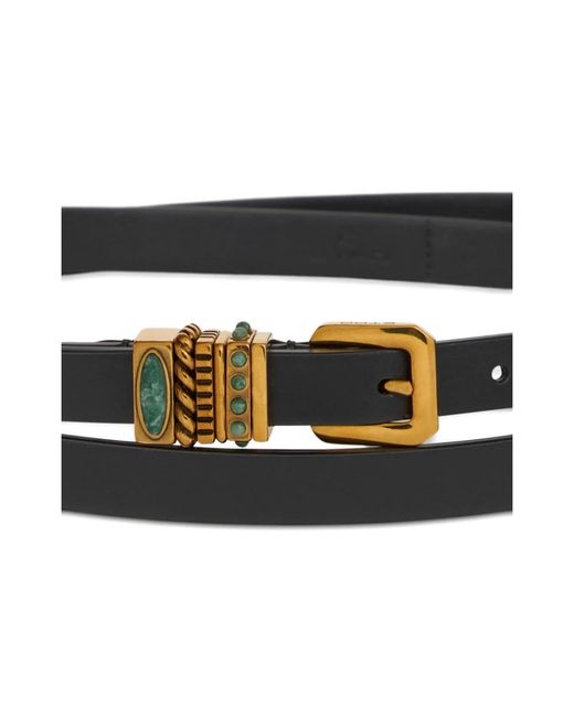 Etro Black Belts