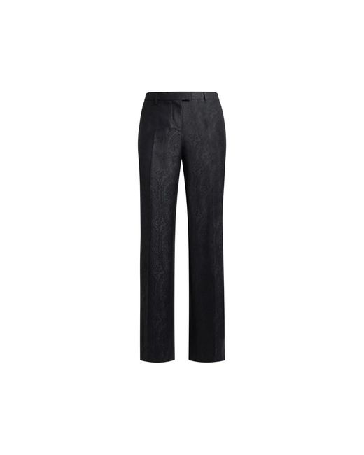 Etro Blue Straight Trousers