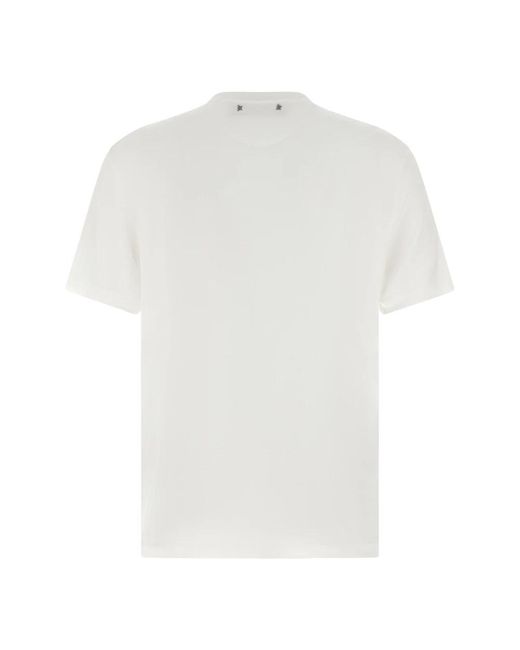 Golden Goose Deluxe Brand White T-Shirts for men