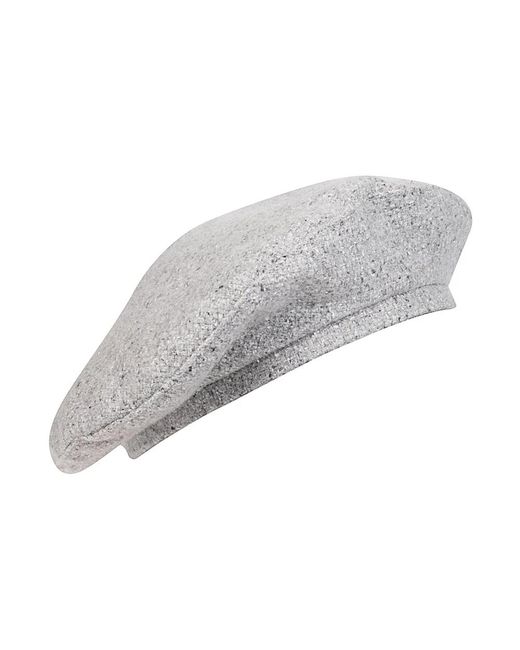 Eleventy Accessoires ,Grijs ,Kasjmier Kasjmier Zijde Knoop Baskische Hoed in het Gray voor heren